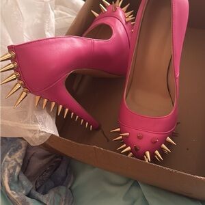 Popping spike stilettos